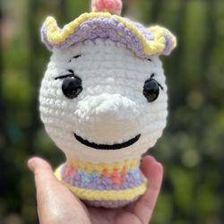 Disney Mrs. Potts 🫖 Handmade 🧶 Crochet 🧶 Plushie 