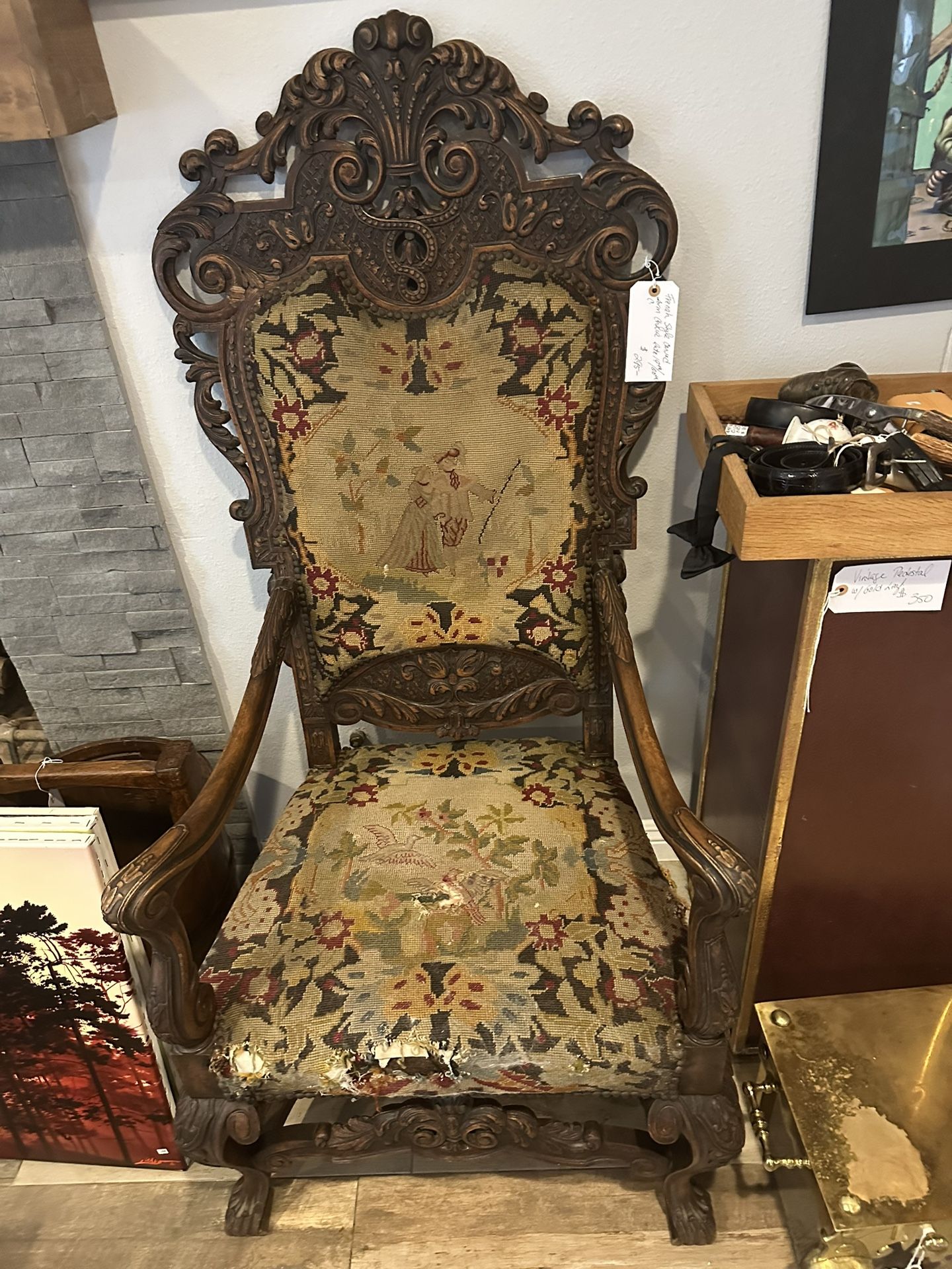 Antique 18th Century Large Chair