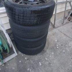4x 15" Steel Rims From Old Hyundai Elantra 4x114.3