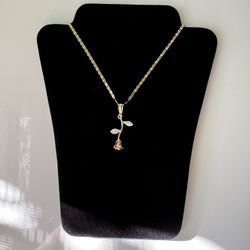 gold plated necklace 