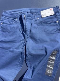 UNIQLO Uni Qlo Women 29x33 Blue Color Skinny Fit Straight Jeans 