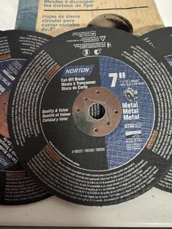 Norton 7 In Metal Cutting Blades