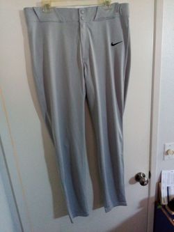 Nike baseball pants grey size Large
