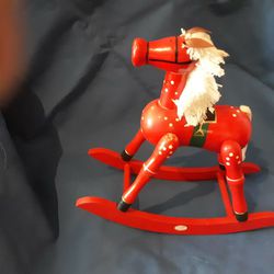 Small RED Rocking Horse