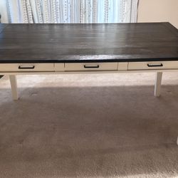 Montana 6 Piece White & Beige Upholstered Counter Height Dining Set with Storage Bench