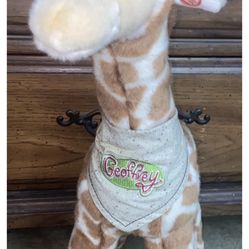 Vintage Geoffrey Giraffe Toys R Us Talking Plush 2000 18" Stuffed Animal