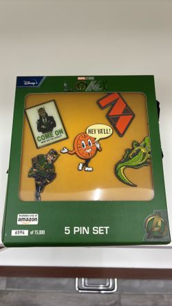 Disney Marvel Loki 5 pin limited edition set
