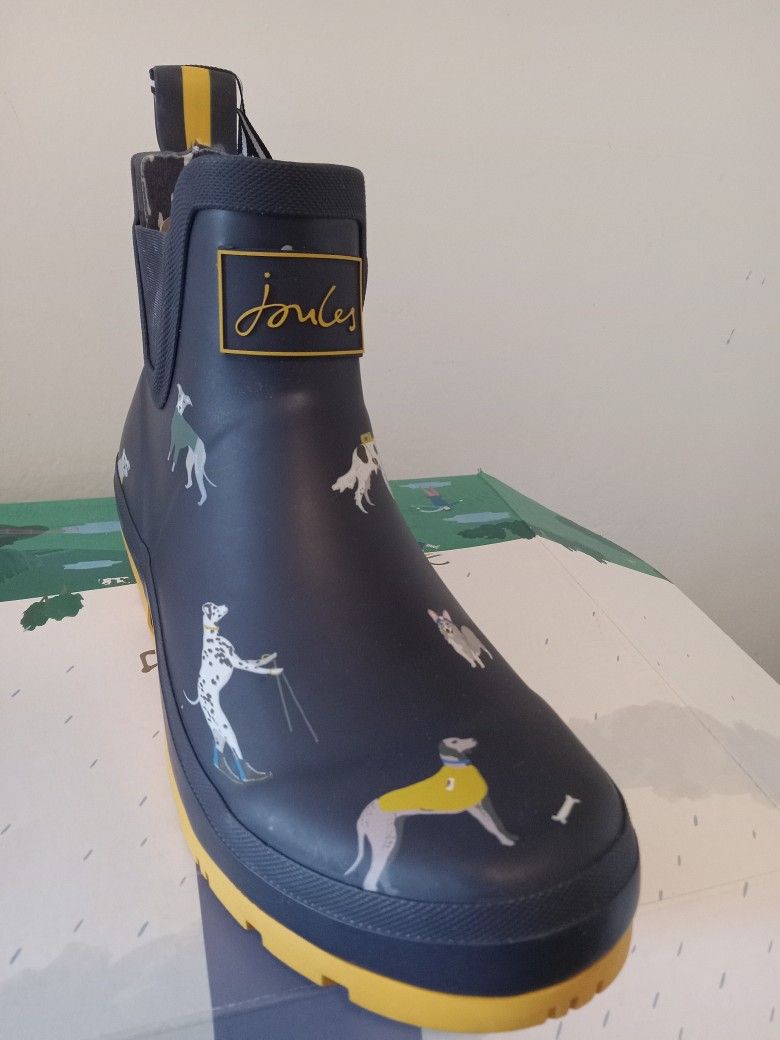 Joules Dog Rain Boots