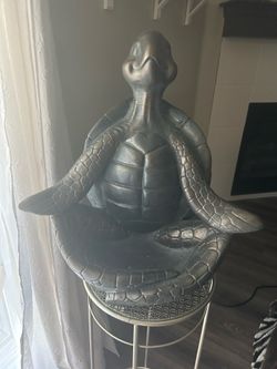 Huge turtle with stand $30 firm
