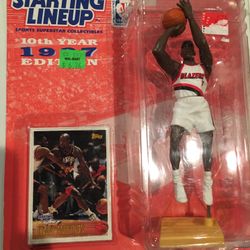 1997 Starting Lineup Kenny Anderson Topps Card SLU Portland Trailblazers
