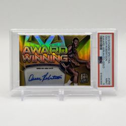 2018-19 Spectra Award Winning Autographs Gold Oscar Robinson /10 PSA 9