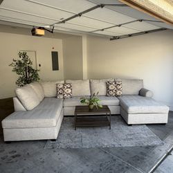 Light Gray Sectional Couch