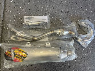 FMF 4.1 Stainless Full Exhaust Carbon w/ Megabomb