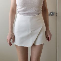 Zara Women's Skort XS 24 Beige Neutral 