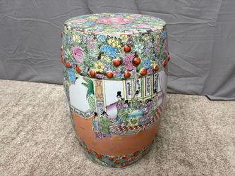 Painted Chinese Porcelain Garden Stool