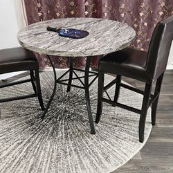Round Dinning Kitchen Table With Chairs