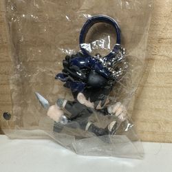 New Sasuke Uchiha Chibi Figure Keychain Naruto, 2", Super Deformed, Ball chain