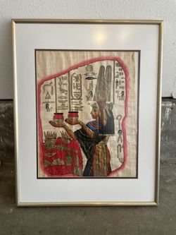 CUADROS EN LIENZO PAPIRO EGIPCIO
