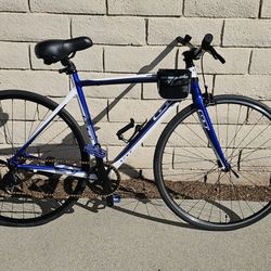 Blue G.T. (Gary Turner) "Series Four" Custom Feather-Weight Alloy Track Single Speed Fixie Bike S/M Size 54 In Excellent Condition 10/10