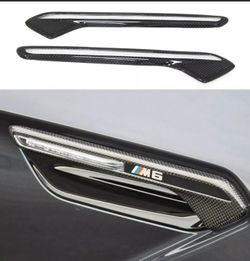 Carbon Fibre For BMW M6 F12 F13 FULL Real Carbon Fiber Air Vent Fender Side Wing