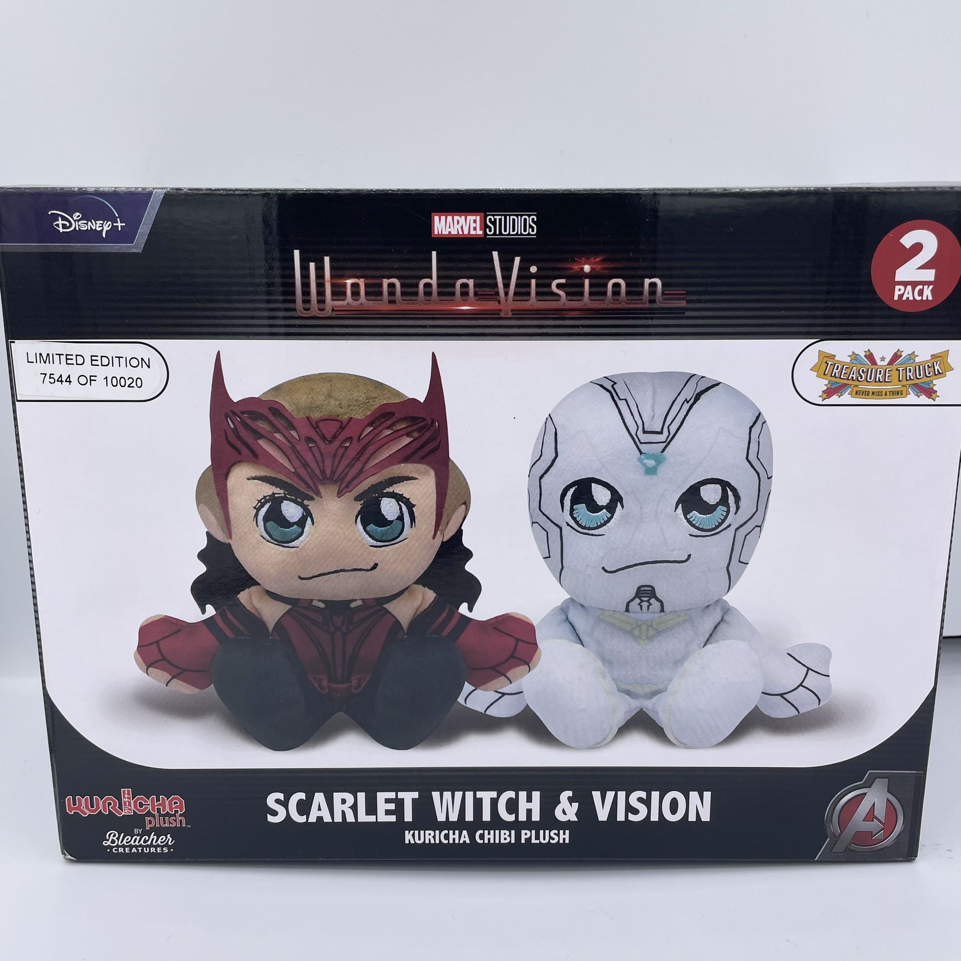 NEW DISNEY Wanda Vision Scarlet Witch & Vision limited edition 6” plush 2pack