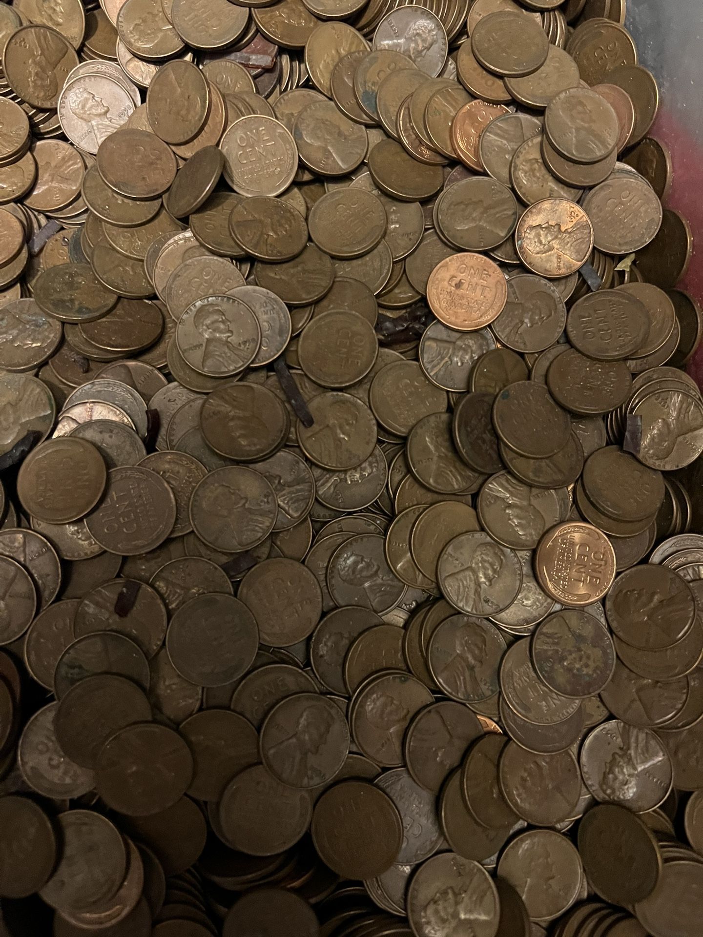 500 Assorted Years Wheat Pennie’s 