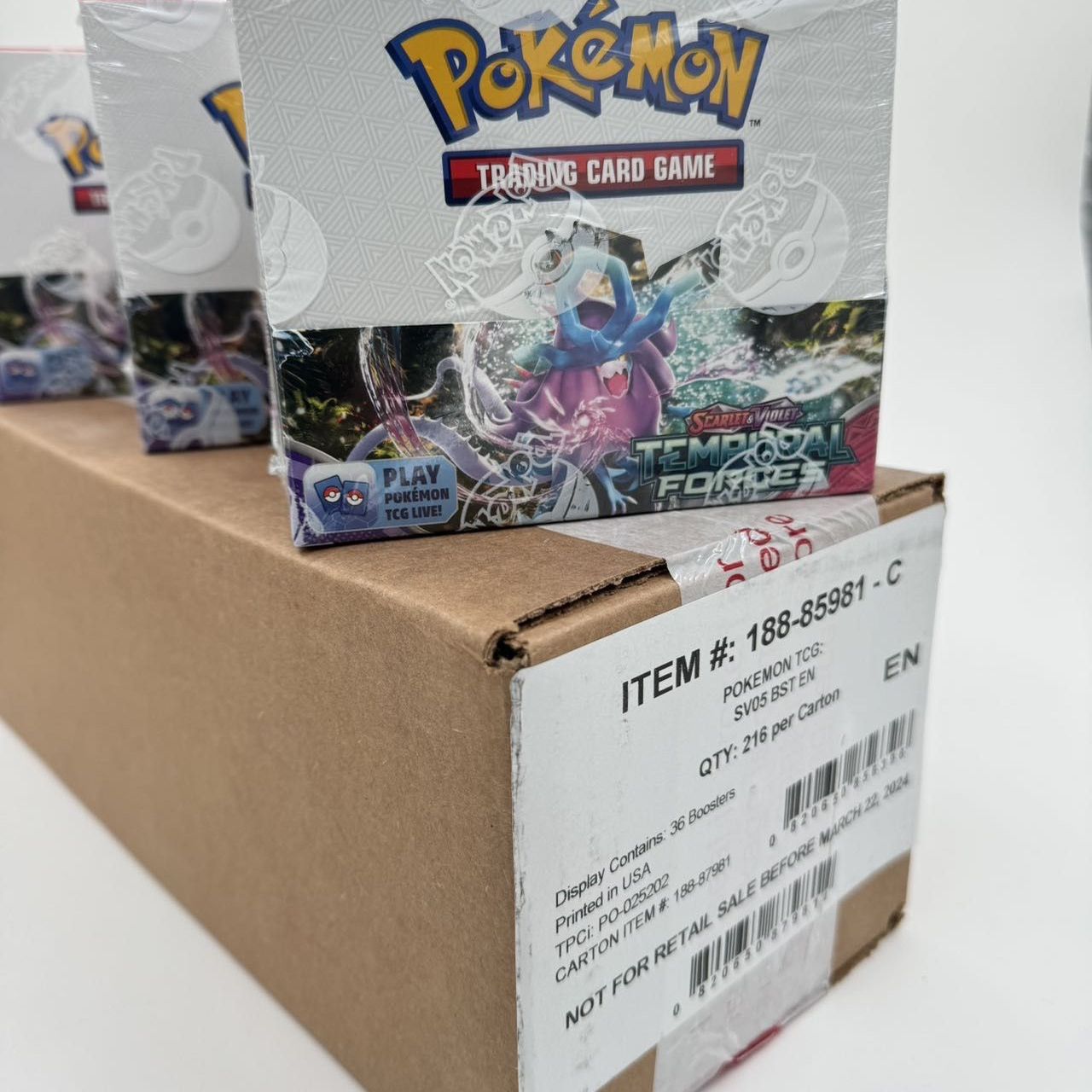 how many packs in a booster box surging sparks Amazon.com: Pokemon TCG: Scarlet & Violet