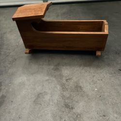 Handmade Doll Cradle 