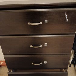 Dark brown dresser