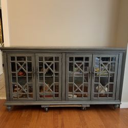 Grey Cabinet Console