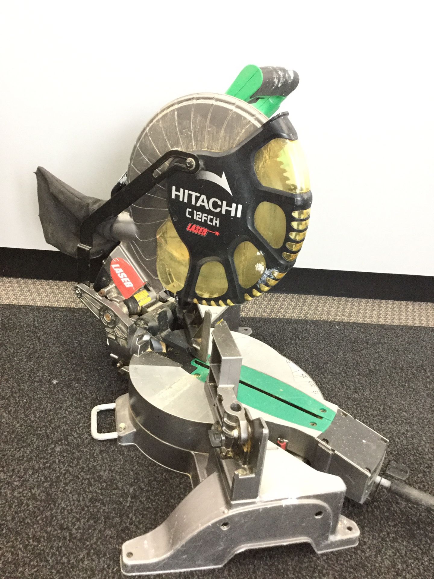 Hitachi 15 Amp 12 inch Compound Miter Saw with Laser