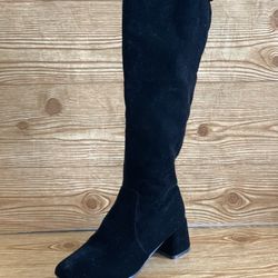 Black Suede Boots (size 39)