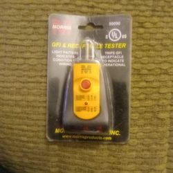 Morris  GFI & RECEPTACLE TESTER