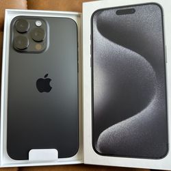 Verizon Apple iPhone 15 Pro 1TB Black Titanium