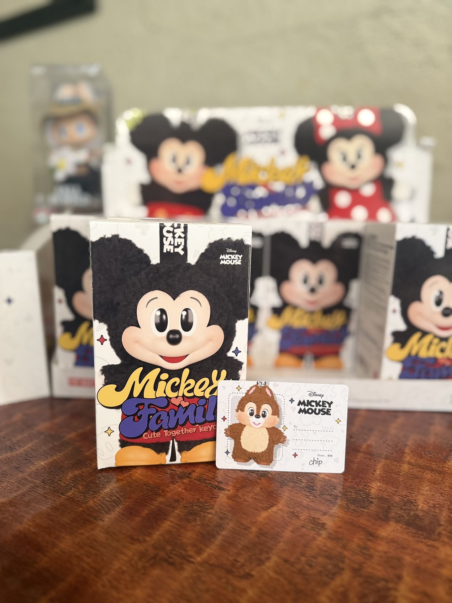 Mickey & Friends Plushie Keychain - CHIP