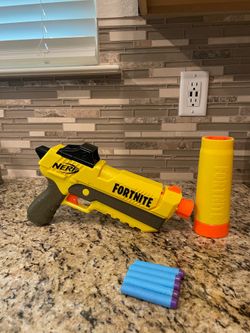 NERF Fortnite SP-L Dart Blaster with Detachable Barrel and Elite Darts