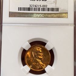 1960 Large Date Penny MS 65 RD