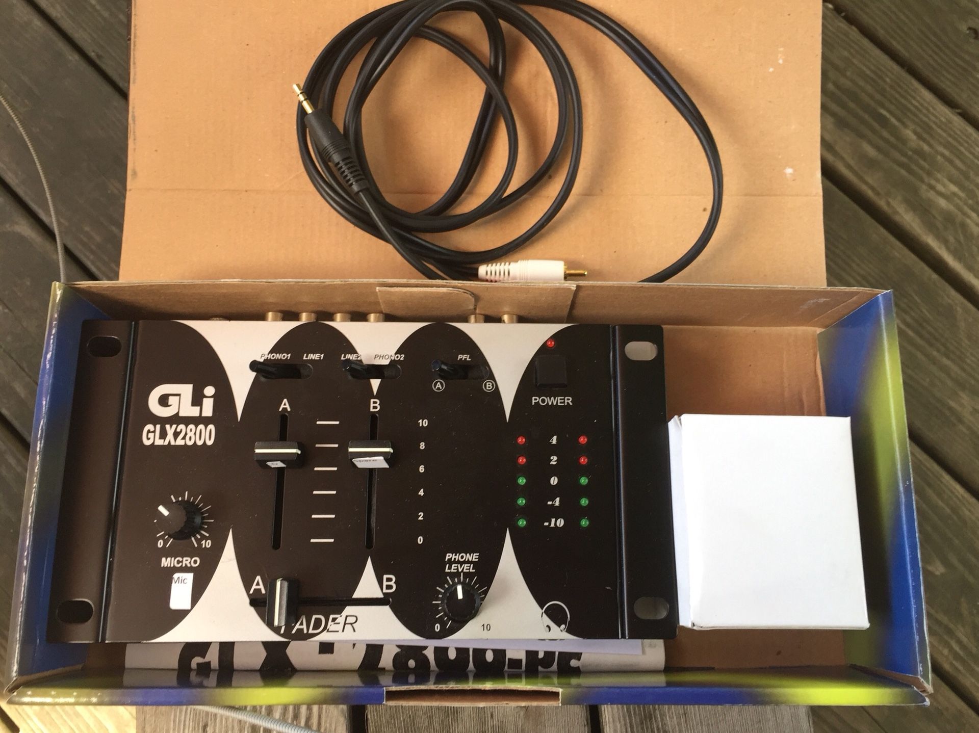 GLI Pro GLX-2800 2-Channel Stereo Mixer