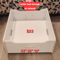 Large Under Bed Storage Drawer On Wheels 