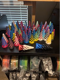 3D printed vortex cones