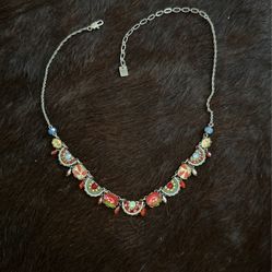 Ayala Bar Necklace - multicolored choker dainty Statement Jewelry