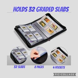 PSA BGC GRADED CARD SLABS BINDER | SPORTS POKEMON TCG