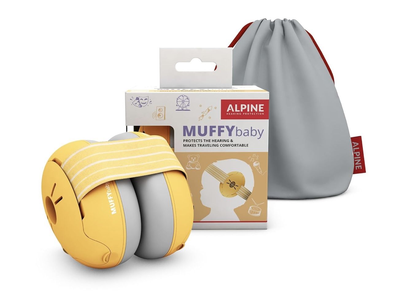 Alpine Muffy Baby Ear Protection for Babies and Toddlers up to 36 Months