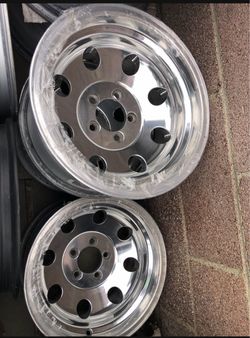 15x8 5x4.5 Bolt Pattern Polished Alloy Wheels