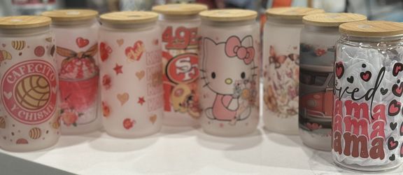Sublimated Glass Can