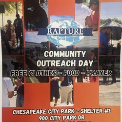 Community Outreach (This Saturday October 4th)
