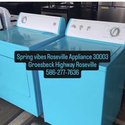 Washer Dryer Custom Colors With Warranty 