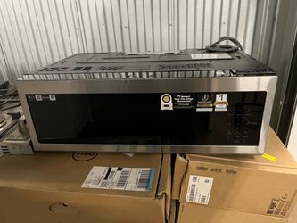 Samsung stainless steel overhead microwave