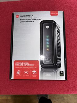 MOTOROLA SURFboard eXtreme CABLE MODEM CHECK OUT MY PROFILE FOR MORE GREAT ITEMS 
