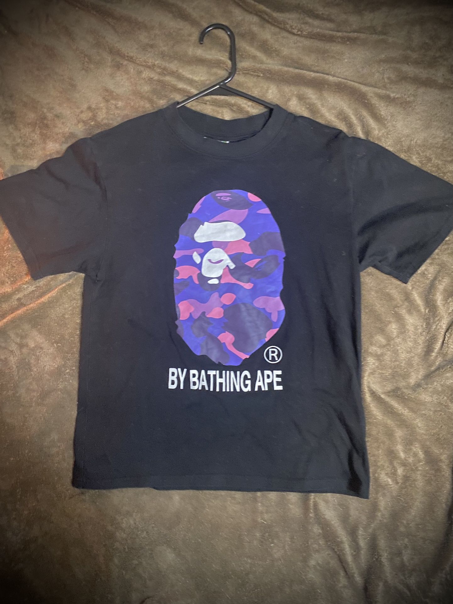 Black Purple Bape Shirt